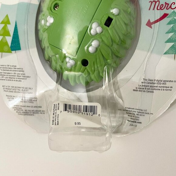 Hallmark Talking Mistletoe Motion Activated French Accent Damaged Packaging - Picture 8 of 16